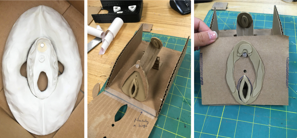 Initial Prototypes Made of Cardboard 